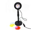 6423 4 Colors Sunset Lamp, Sunset Projection Lamp LED Night Lights 