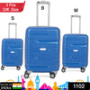 1102 Traveling Trolley Bag Set, Small , Medium & Big Suitcase Premium Quality Bag 3 Pcs Set For Traveling Use 