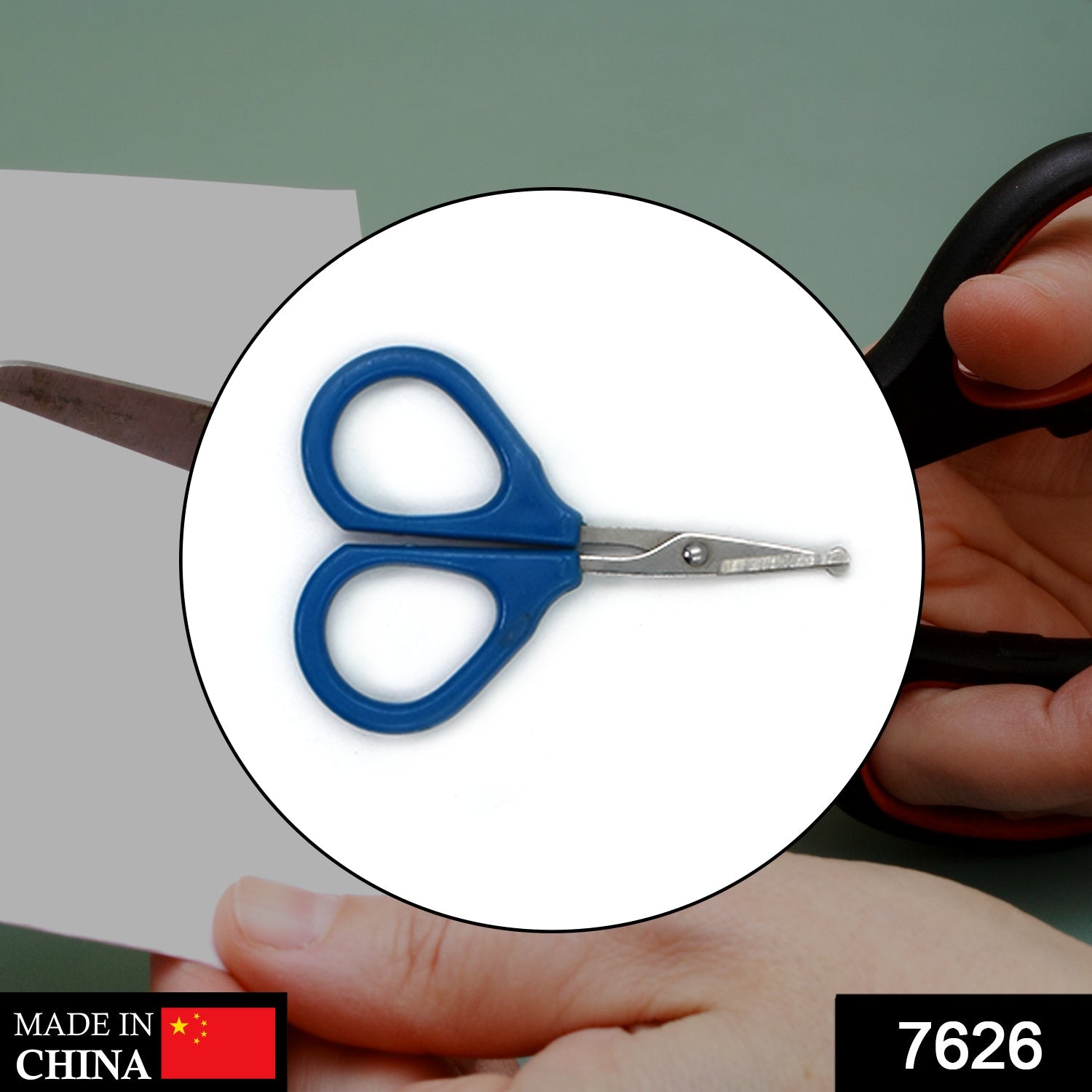 7626 mini scissors for cutting and designing purposes by student and all etc. 