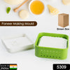 5309 Square Shape Paneer Maker, Paneer Mould, Tofu, Sprouts Mould Press Maker, Plastic Paneer Making Mould, Paneer Maker with Lid 