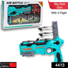 4413 Airplane Launcher Toy Catapult aircrafts Gun with 4 Foam aircrafts 