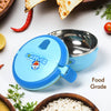 2874A Single Layer Doraemon Steel Lunch Box High Quality Premium Lunch Box  For Office & School Use 