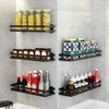 4925 40cm Metal Space Saving Multi-Purpose Kitchen Spice Rack Storage Organizer Shelf Stand . 