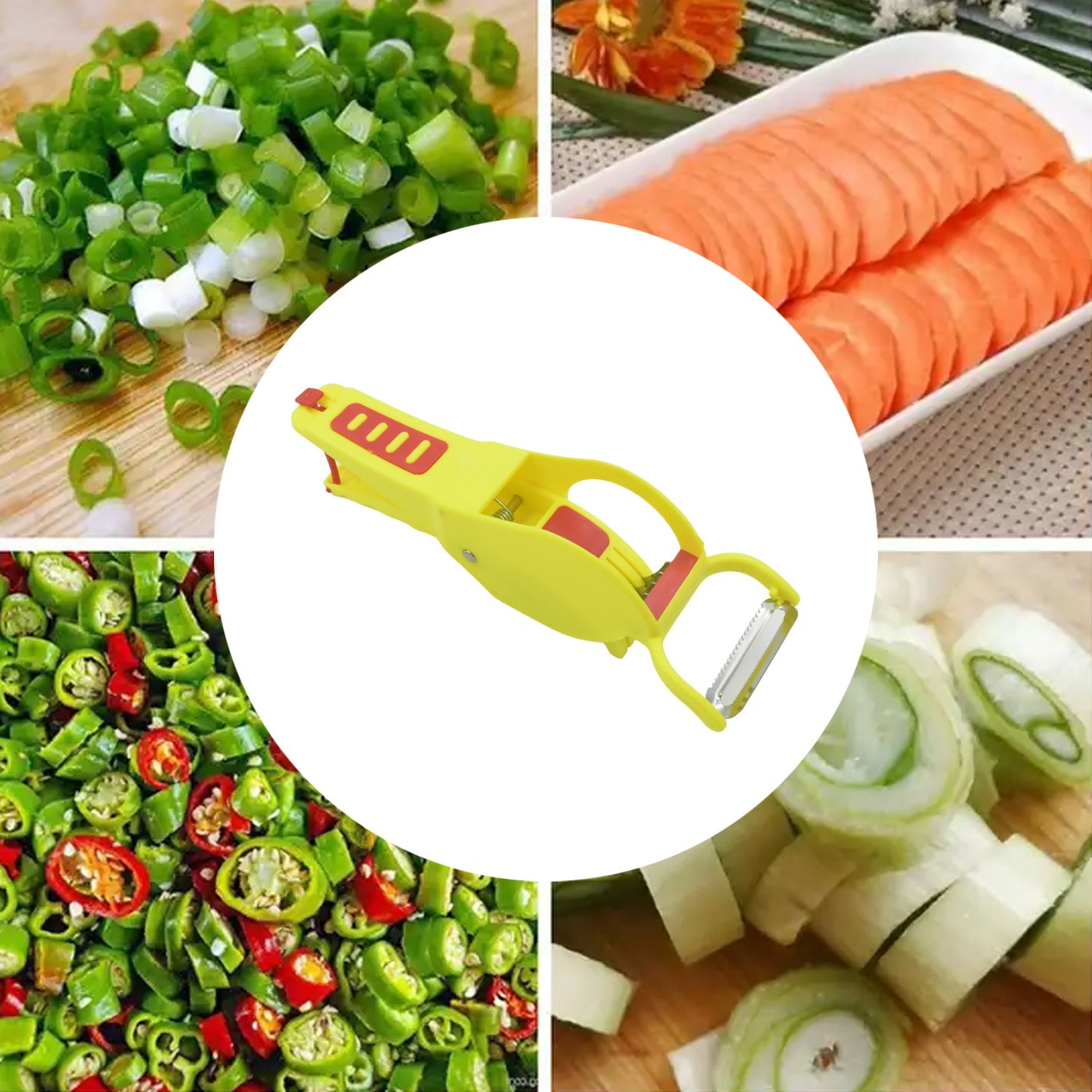 2553 2-in-1 Vegetable and Fruits Cutter / Chopper