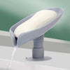 4831 Self Draining Soap Holder for Bathroom Leaf Shape Soap Dish Kitchen Soap Tray 