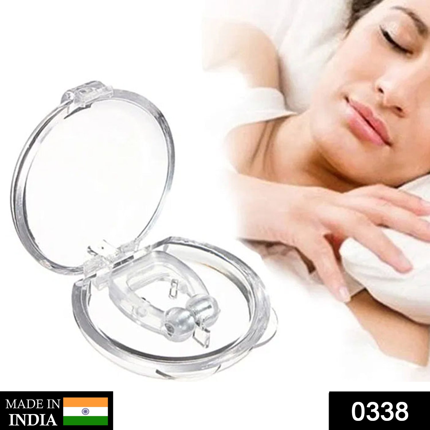 338 Snore Free Nose Clip (Anti Snoring Device) - 1pc Gharbaar Store