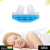 353 - 2 in 1 Anti Snoring and Air Purifier Nose Clip for Prevent Snoring and Comfortable Sleep 