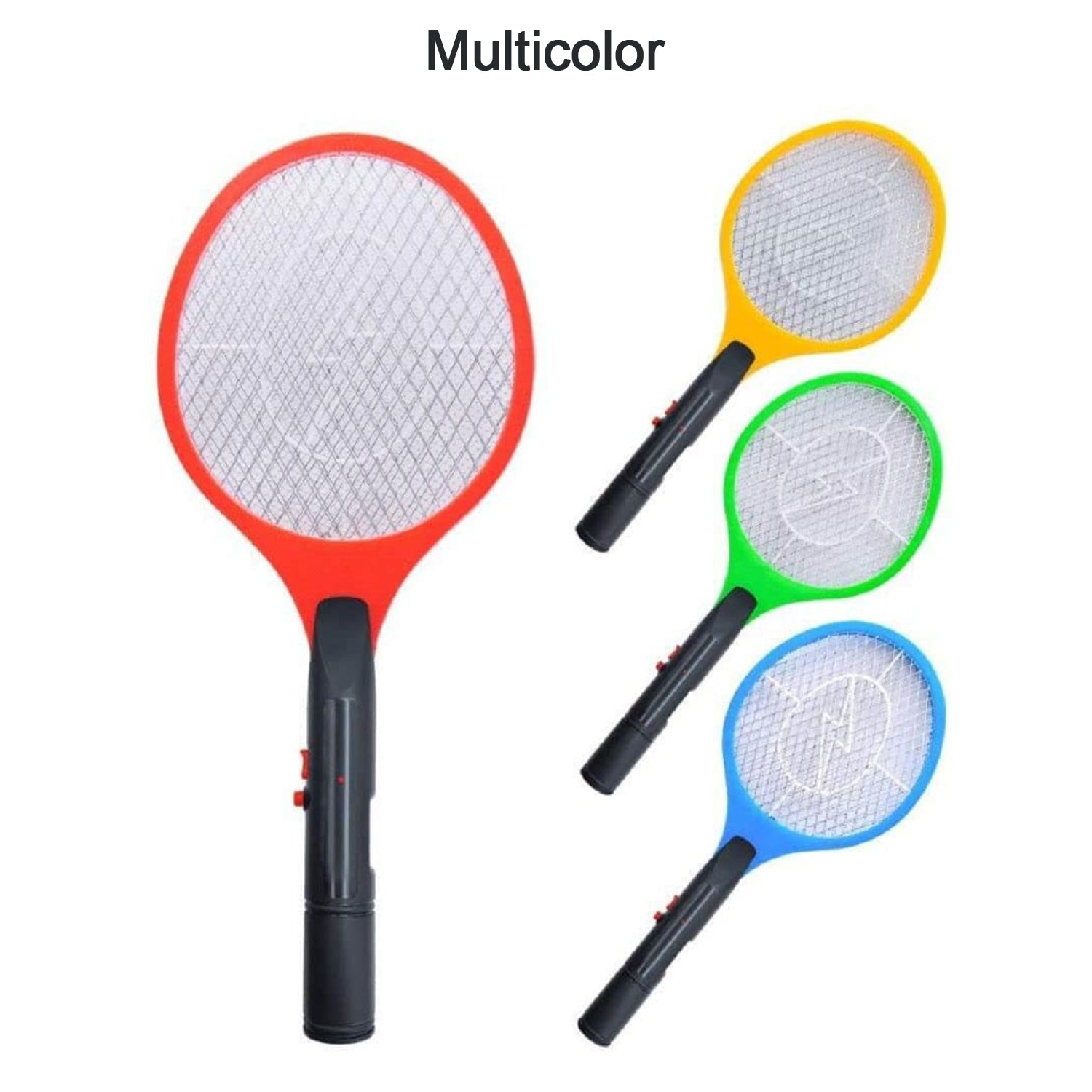 1724 Mosquito Killer Racket Rechargeable Handheld Electric Fly Swatter Mosquito Killer Racket Bat, Electric Insect Killer (Quality Assured) (with cable) 