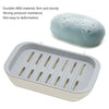 8422 Bathroom Soap Holder, Soap Dish Container, Soap Case for Water Draining, Soap Holder Tray with Adhesive Sticker