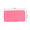 4889 Maze shape chocolate mold tray cake baking mold Flexible silicone chocolate making tool 