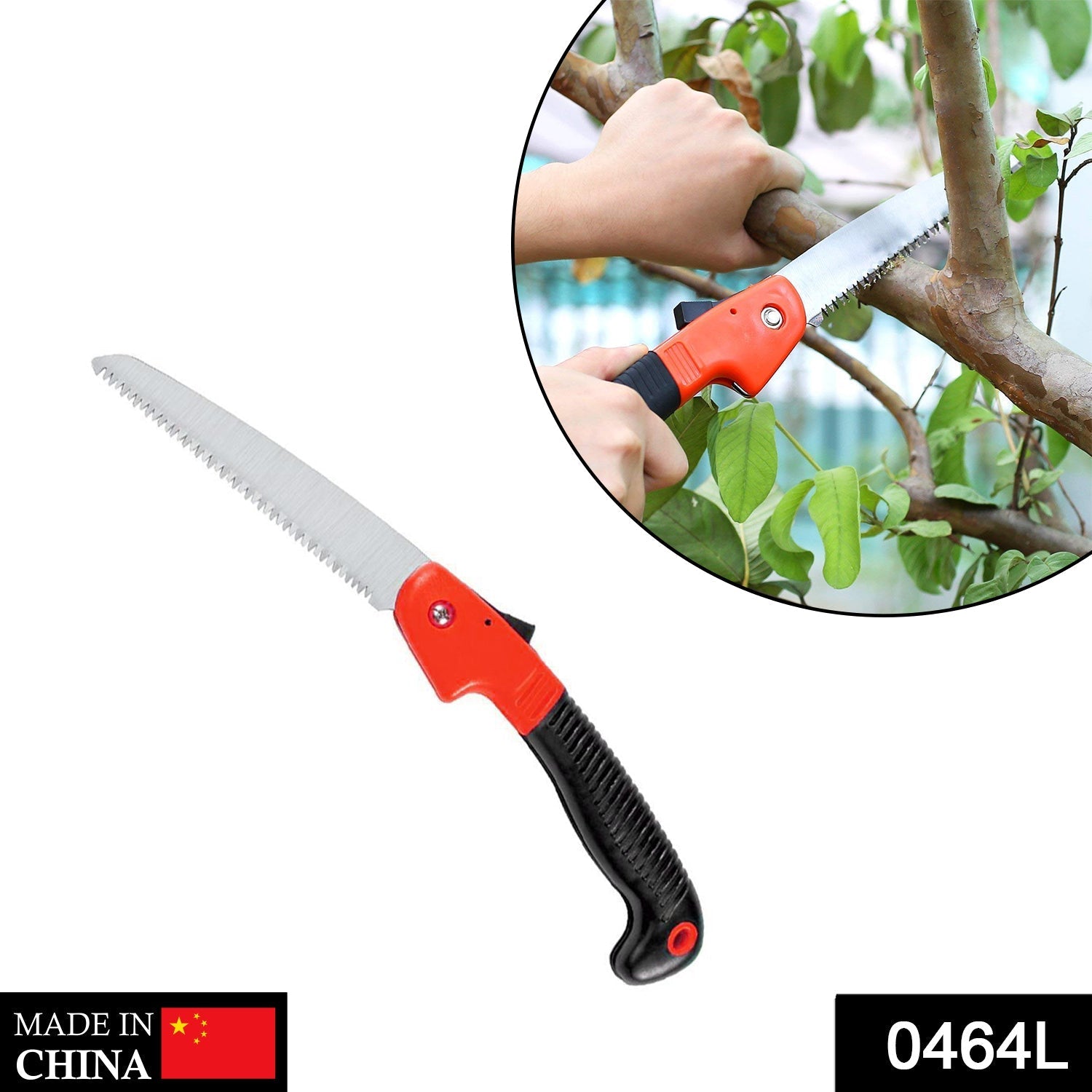 0464L FOLDING SAW FOR TRIMMING, PRUNING, CAMPING. SHRUBS AND WOOD 