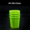 2426 Plastic Drinking Glass Set For Drinking Milk Water Juice (Pack of 4) 