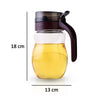 8127 Oil Dispenser Stainless Steel with small nozzle 650ml 