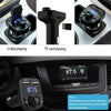 8533 CAR-X8 Bluetooth FM Transmitter Kit for Hands-Free Call Receiver / Music Player / Call Receiver / Fast Mobile Charger Ports for All Smartphones with 3.1A Quick Charge Dual USB Car Charger