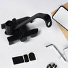 6706 Mobile Phone Holder With Easy Adjustable Rear View Mirror Mount Solid Metal Cradle Stand Suitable for Bike & Mobile Phones 