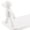 9271B Self Adhesive cute Floating Shelves Wall Shelf | Wall Mounted Organizer - Human Figurine | Brown Box 