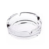 4061 Glass Classic Crystal Quality Cigar Cigarette Ashtray Round Tabletop for Home Office Indoor Outdoor Home Decor 