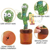 8047L  Dancing Cactus Talking Toy, Chargeable Toy (loose) 