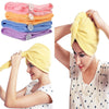 12600  Microfiber Hair Wrap Towel Cap, Quick Turban Hair-Drying Absorbent Microfiber Towel / Dry Shower Caps (1 Pc)