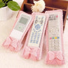 7638 3pc Remote Cover with Bow Knot for TV, Air Conditioner, D2H, DTH Remote Control Dust Cover 