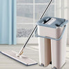 4972 Scratch Cleaning MOP with 2 in 1 SELF Clean WASH Dry Hands Free Flat Mop 