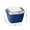 5941 Unique Lunch Box Reusable Freezer Safe Food Containers with Spoon for Adults and Kids, BPA free Plastic Material