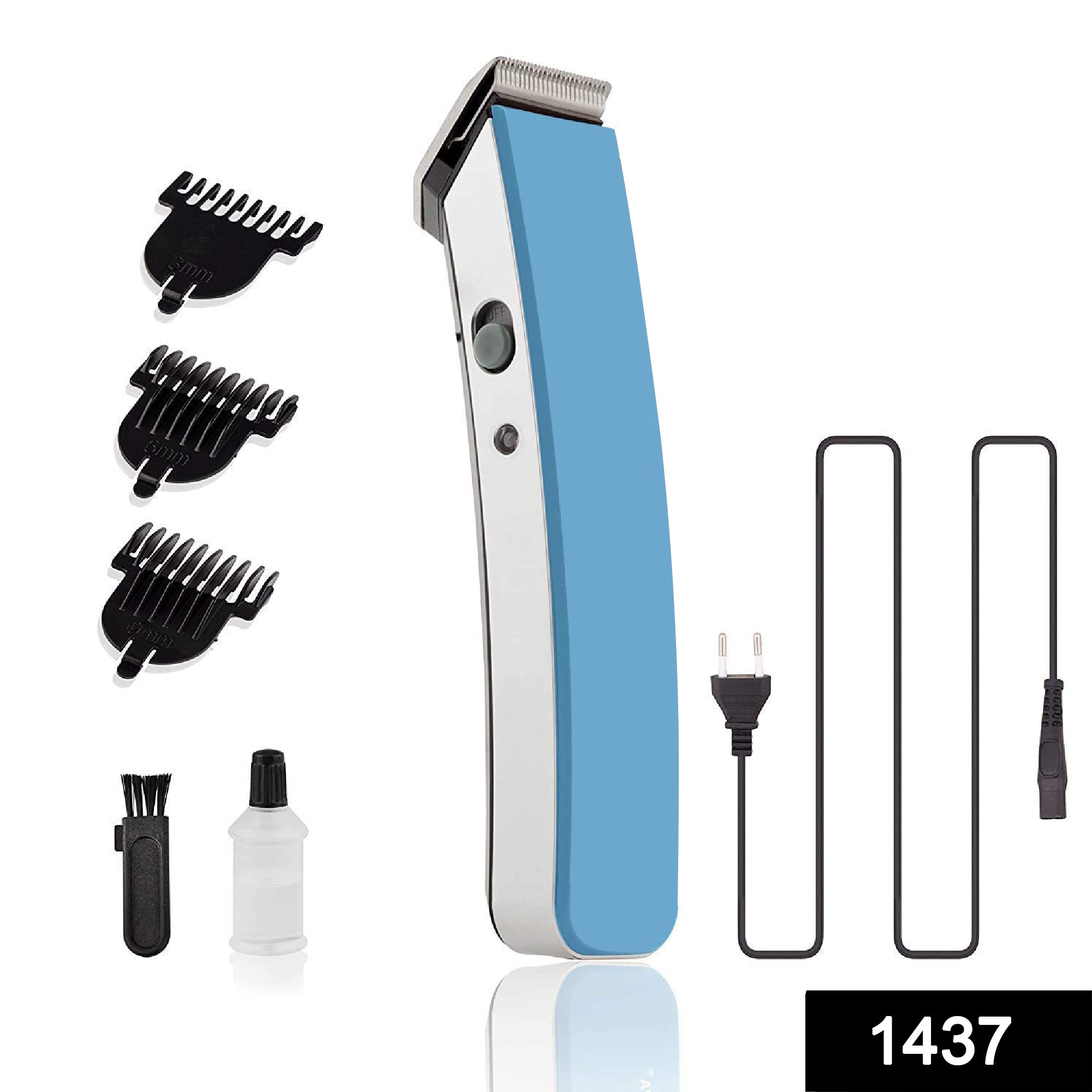 1437 NS-216 rechargeable cordless hair and beard trimmer for men's 