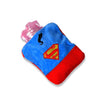 6530 Superman Print small Hot Water Bag with Cover for Pain Relief, Neck, Shoulder Pain and Hand, Feet Warmer, Menstrual Cramps.