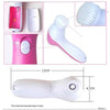 340 -5-in-1 Smoothing Body & Facial Massager (Pink) Gharbaar Store