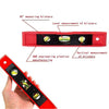 0411a 3 Bubble Mini Spirit Level Plastic Torpedo Carpenter's Spirit Level Measurement tools