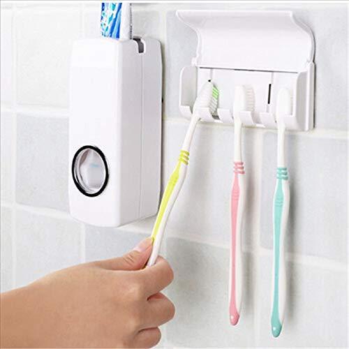 174 Toothpaste Dispenser & Tooth Brush Holder Gharbaar Store WITH BZ LOGO