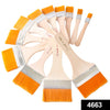 4663 Artistic Flat Painting Brush - Set of 12