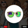 4956 BIG ROUND UNISEX ANTI-REFLECTIVE SUNGLASSES WITH SIMPLE FRAME. 