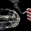 4064 Glass Brunswick Crystal Quality Cigar Cigarette Ashtray Round Tabletop for Home Office Indoor Outdoor Home Decor