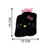 6513 Black Hello Kitty small Hot Water Bag with Cover for Pain Relief, Neck, Shoulder Pain and Hand, Feet Warmer, Menstrual Cramps. 