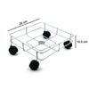 2787 Ss Square Oil Stand For Carrying Oil Bottles And Jars Easily Without Any Problem. 