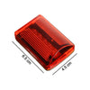 9068 Safety Flashing Light, 5 LED Light, 1 Piece, Red Light 