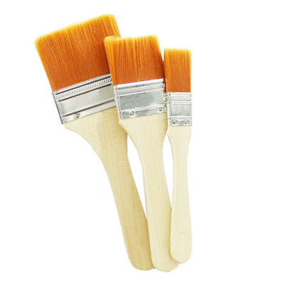 1117 Artistic Flat Painting Brush - Set of 3 