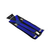 7298 Royal Blue color suspenders belts stylish, Metal Clip Elastic Casual and Formal Suspenders for MEN boys women girls