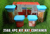 2568 Plastic Storage container Set with Opening Mouth 