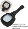 1573A Handheld Magnifying Glass 6 LED Illuminated Lighted Magnifier for Seniors Reading, Soldering, Inspection, Coins, Jewelry, Exploring 