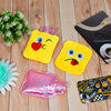 6535 1pc Mix Emoji designs small Hot Water Bag with Cover for Pain Relief, Neck, Shoulder Pain and Hand, Feet Warmer, Menstrual Cramps.