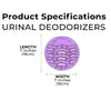 1310 Anti Splash Urinal Round Screen Mat 