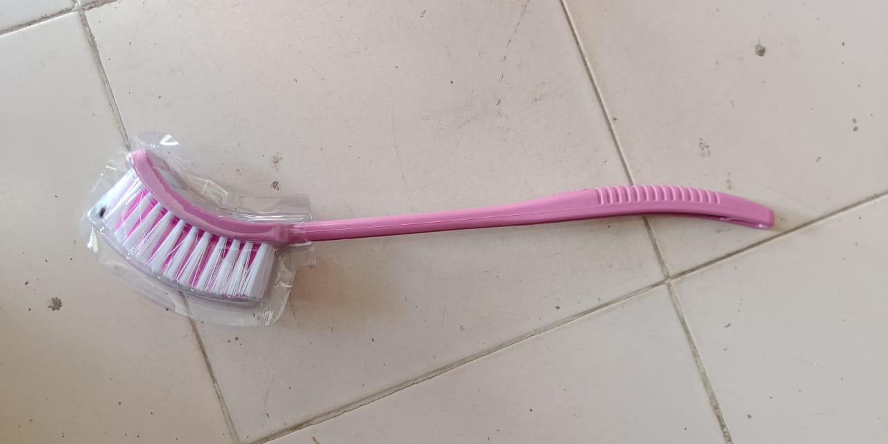 1291 Single Sided Bristle Plastic Toilet Cleaning Brush