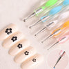 6020 Nail Art Point Pen and Set Used by Women’s and Ladies for Their Fashion Purposes. 