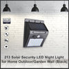 213 Solar Security LED Night Light for Home Outdoor/Garden Wall (Black) (20-LED Lights) 