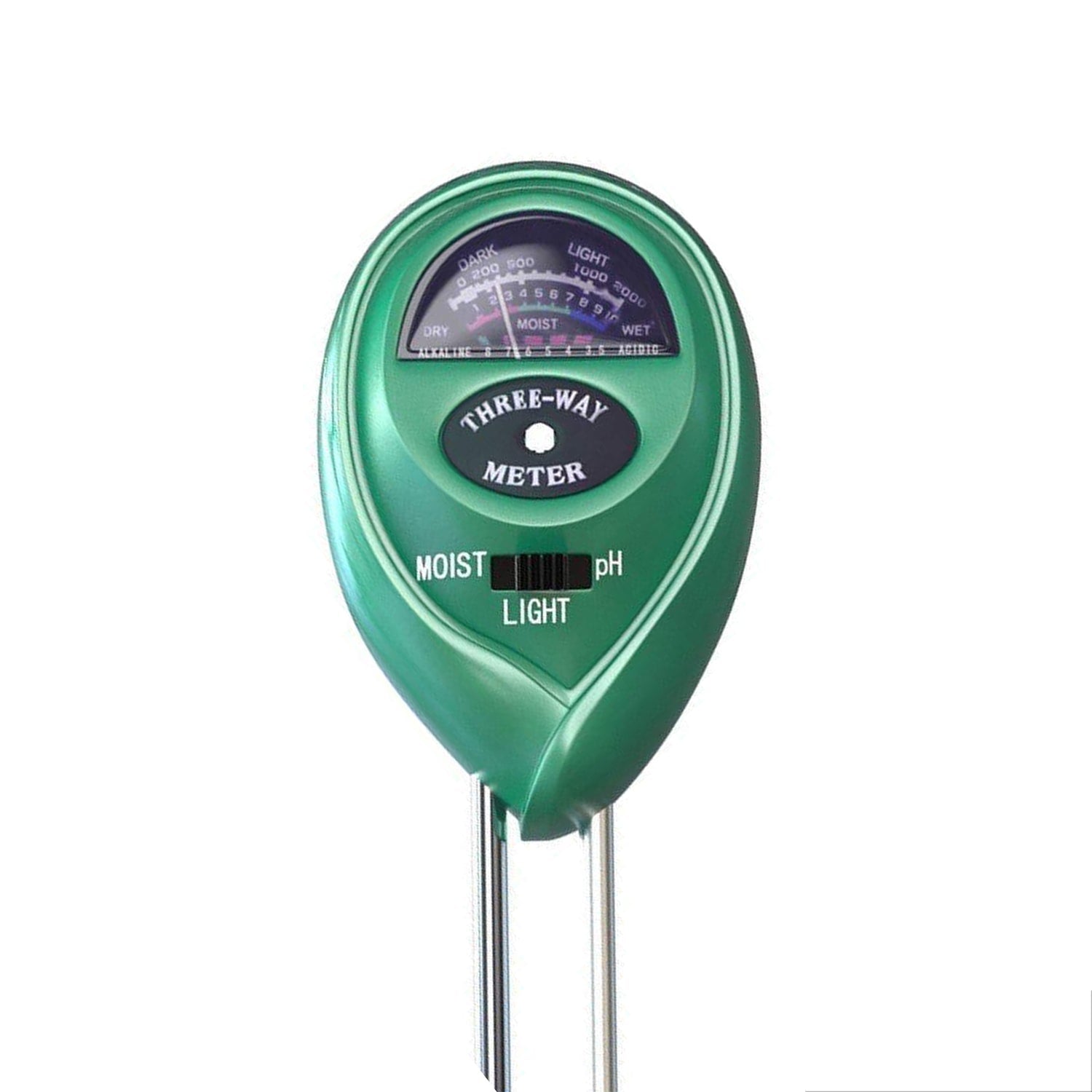 473 Soil Tester 3-in-1 Plant Moisture Sensor (Green) 