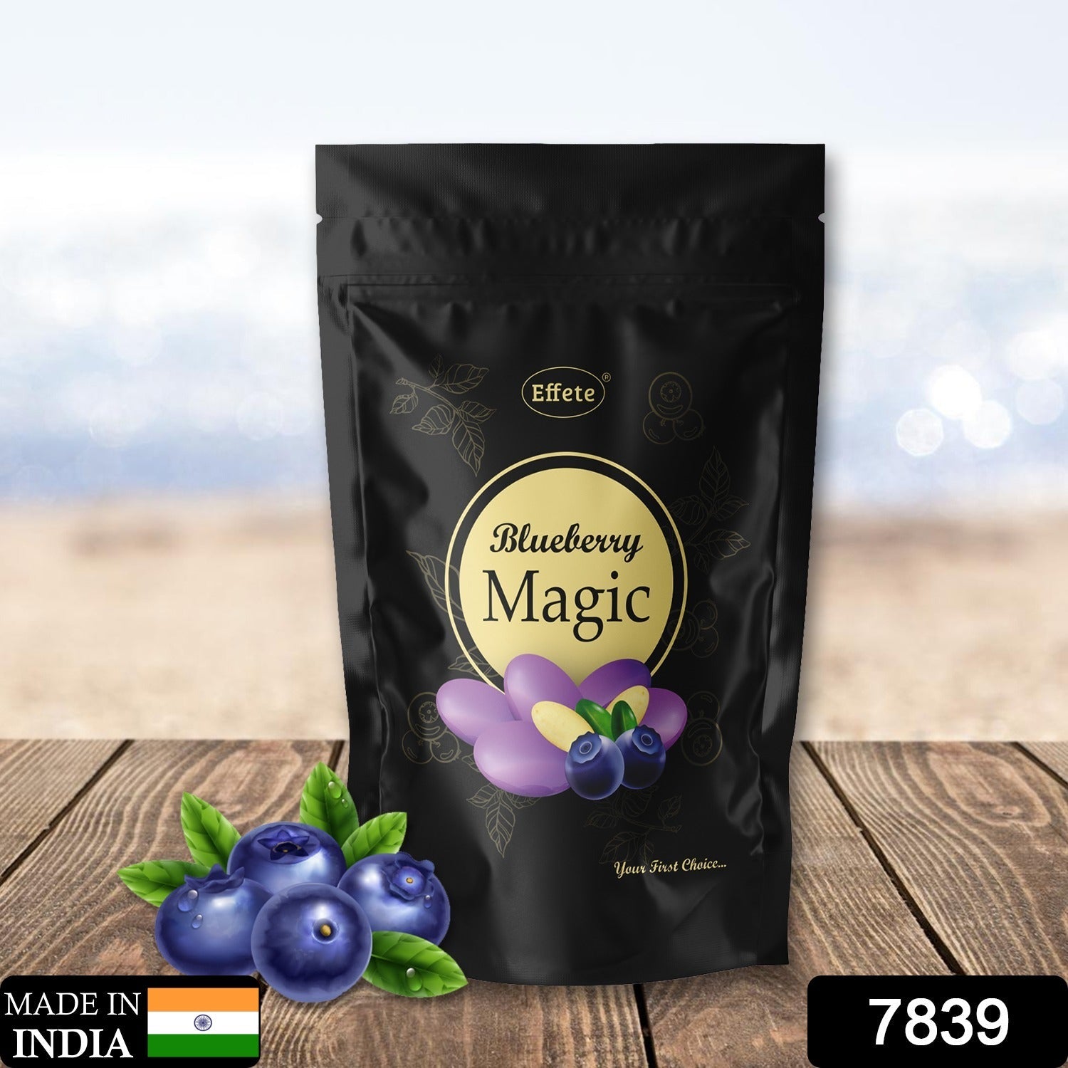 7839 Effete Blue Berry Magic Chocolate 40gm