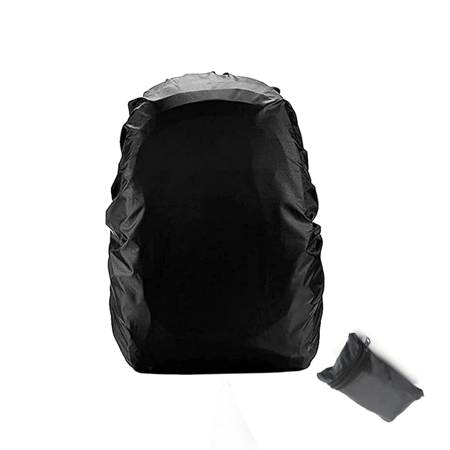 4100 Heavy Waterproof Nylon Rain Cover/Dust Cover - Elastic Adjustable for Laptop Bags and Backpacks, School Bag Waterproof Cover, Dust Proof, Backpack, Laptop Bag Cover (1Pc)