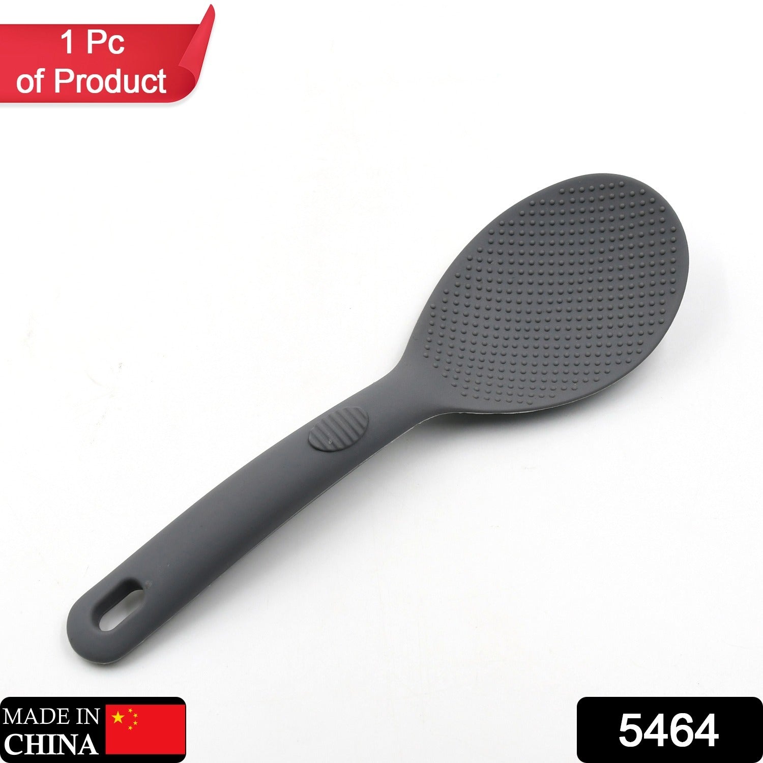 5464  Silicone Handle Rice Spoonula, Spatula Spoon, Non Stick Rubber Rice Spoon Utensil Kitchen Cooking Tools (24 cm)